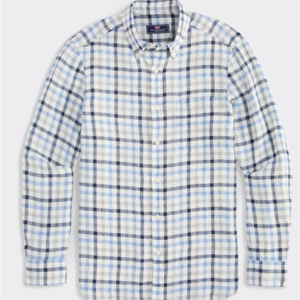 NWT Men’s Vineyard Vines collared longsleeve shirt